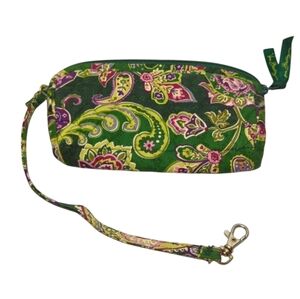 Vera Bradley Chelsea Green Wristlet